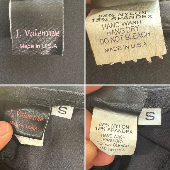 J. Valentine Dolls Kill 2pc. Outfit Black Corset Tulle Mesh Nylon Spandex XS/S - Picture 15 of 15